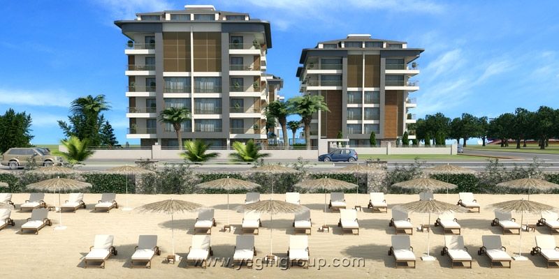 For sale sea front apartments in Alanya