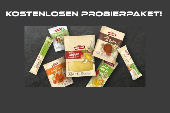 Kostenloses Probierpaket von GEFRO